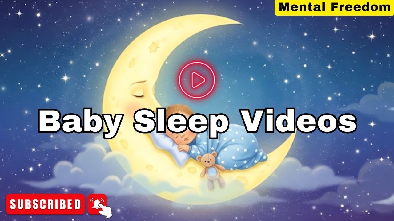Soothing Baby Sleep Music 🎶 Gentle Moonlight Lullaby for Peaceful Sleep 8 Hours