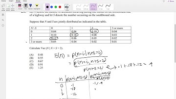 SOA Exam P Question 231 | Conditional Variance of Discrete Distribution