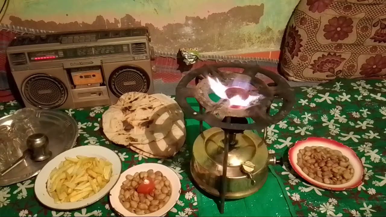 للسحور حله الفول المدمس علي بابور الجاز