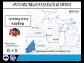 Thanksgiving Outlook: 11 am Wed Nov 25 Update