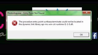 The procedure entry point ucrtbase terminate couldnot be located in dynamic link library-fix problem Details
