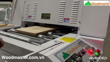 Woodmaster / máy ép cước tạo vân, sớ gỗ 2 mặt cực đẹp WM-600G2