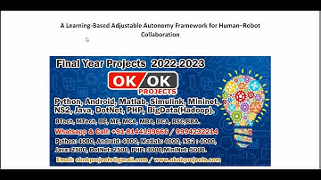 A Learning Based Adjustable Autonomy Framework for Human–Robot Collaboration