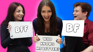 WHO KNOWS ME BETTER?! | Boyfriend VS Best Friend