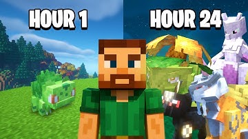 I SPENT 24 HOURS IN COBBLEMON, THIS IS WHAT HAPPENED!