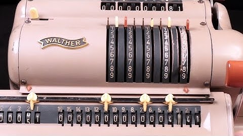 Computing Square Roots by Subtraction on a Walther WSR 160 Mechanical Calculator