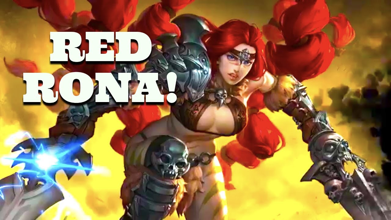 Vainglory NEW SKIN TEASERS | RED RONA! Abilities & Recall SHOWN!