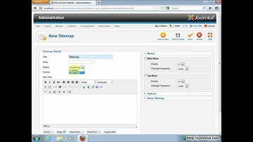 Install and using Xmap in Joomla! 2.5