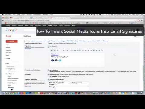 How To Add Social Media Icons To Your Email Signature