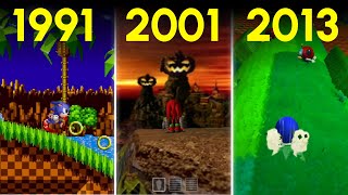 The Evolution of Hill Zones in Sonic Games