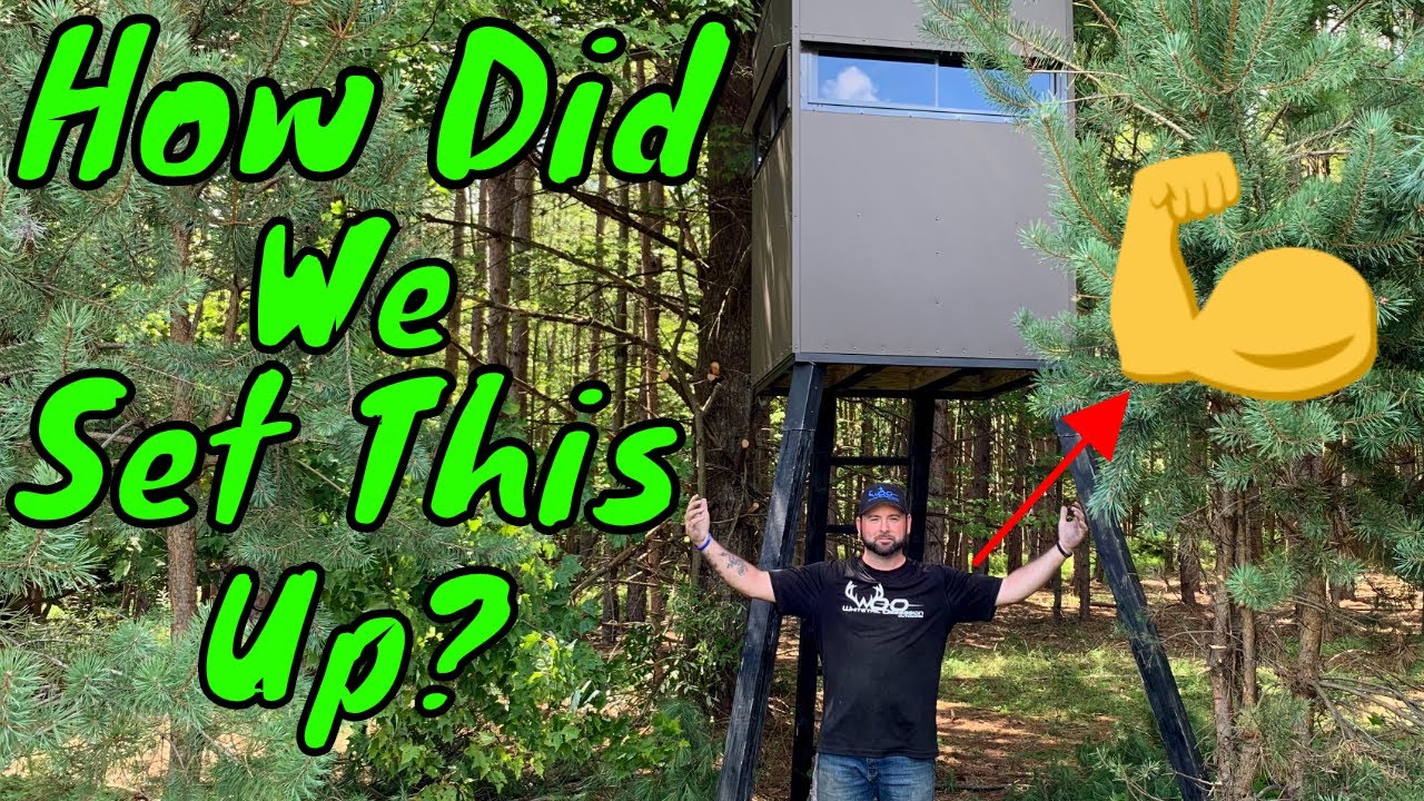 How To Set Up Deer Hunting Blinds Without Heavy Equipment - Sad Daddy