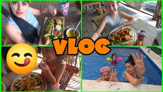 A LA PLAYA A COMER Y DESPUES A LA ALBERCA \/\/ YESLY VLOGS