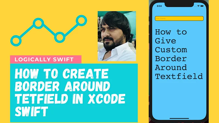 How To Give Border Around Textfield in Xcode 12 Swift