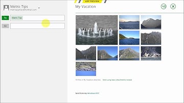 Metro App Tip #4: How to send files using SkyDrive in Windows 8 Mail