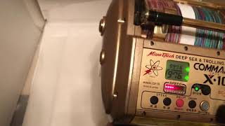 Miya Epoch COMMAND X-10 CX-10 58kg Big-power Trolling Electric reel 12V Very good!!