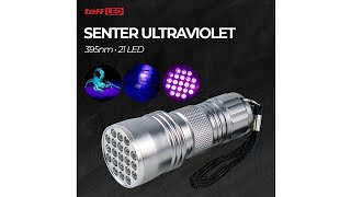 Senter Ultraviolet 395nm 21 LED UV-21