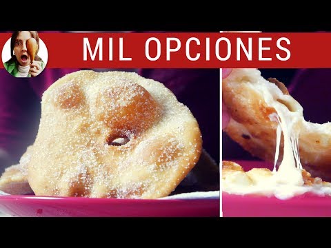 CÓMO HACER TORTAS FRITAS: con y sin grasa. Dulces, saladas ¡y rellenas!