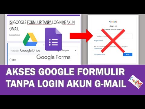 SETTING GOOGLE FORMULIR TANPA HARUS LOGIN AKUN GMAIL