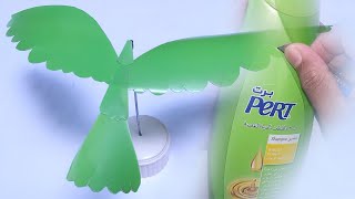 Balance bird from plastic bottle