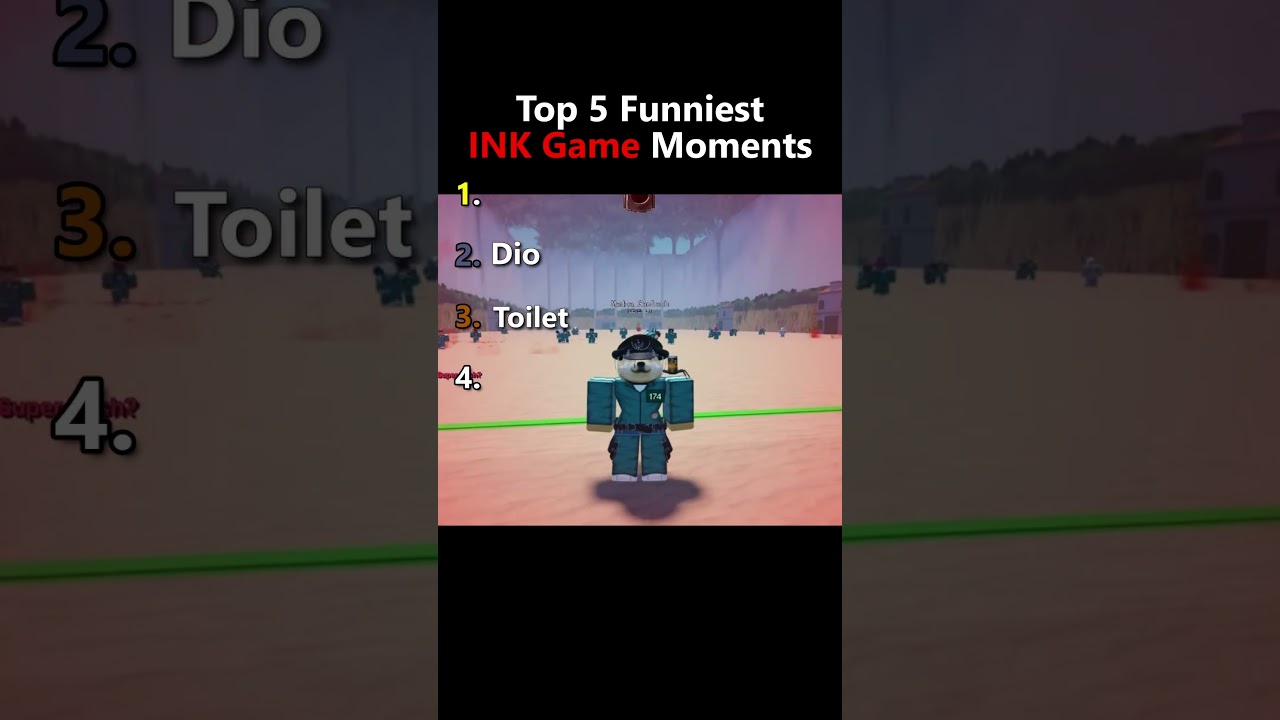 Top 5 Funniest INK Game Moments #roblox #inkgame