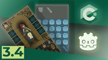How To Make a Grid Based Equipment System in Godot 3.4 C# Tutorial for Android and IOS Pt.2