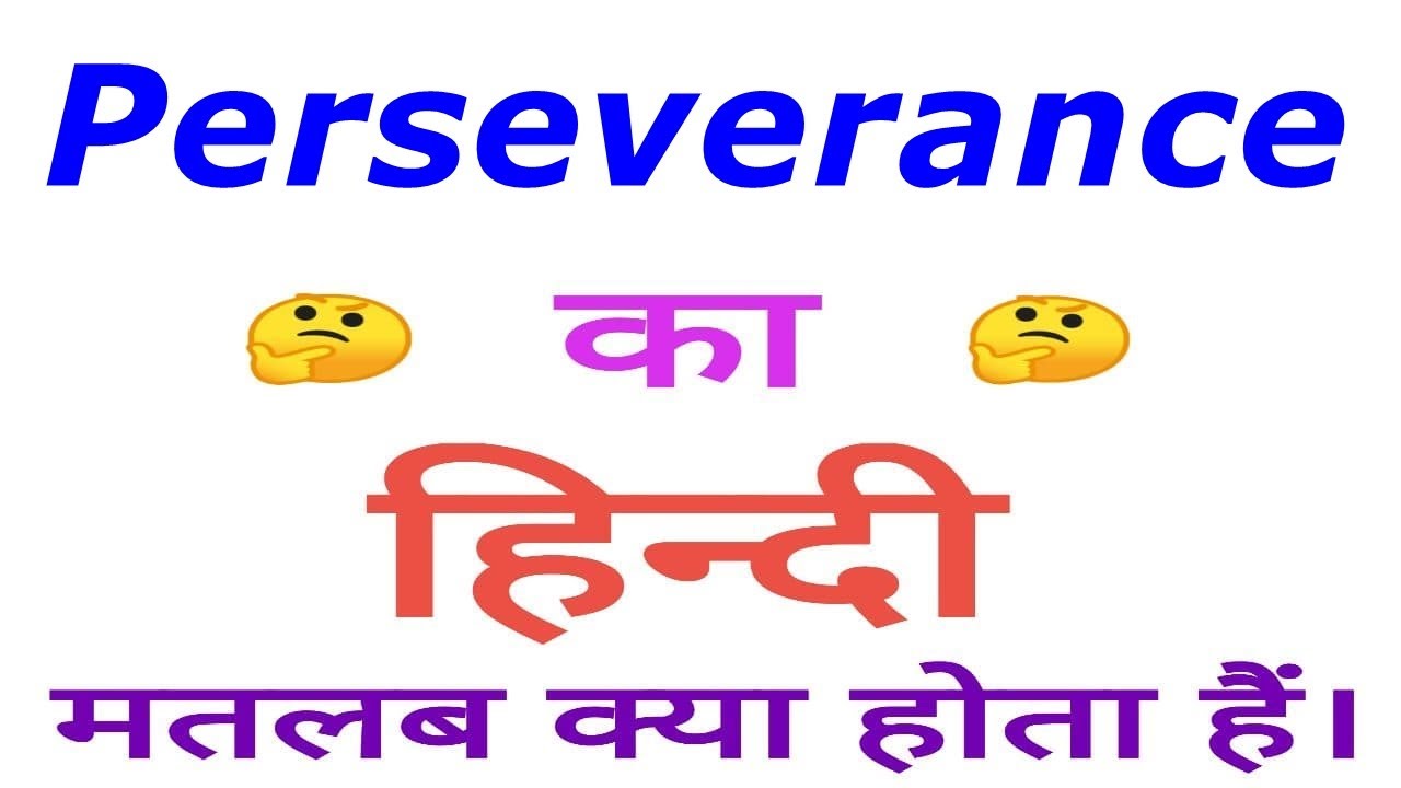 essay on perseverance in hindi