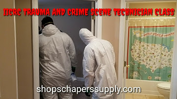 IICRC Trauma and Crime Scene Technician class at Schaper