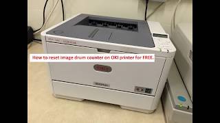 2022- Updated: How to reset image drum counter on OKI printer for FREE screenshot 5