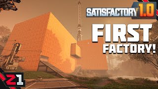 First Factory DONE And Unlocking The AWESOME Shop! Satisfactory 1.0 [E7]