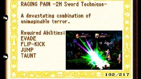 4 Legend of Mana 2H Sword Techniques