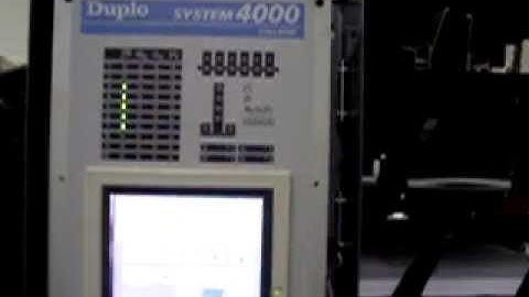 Duplo 4000 Collatro Bookletmaker Test Video 11x17 10PT cover