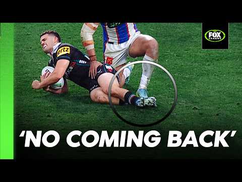 SHOCKING SCENES: Nathan Cleary Suffers Compound Fracture | Fox League