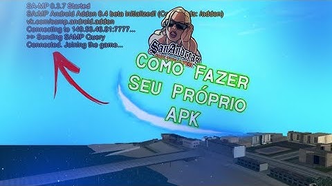 SAMP ANDROID | COMO CRIAR SEU PRÓPRIO APK COM TEXTDRAW NO ANDROID! & TUTORIAL DE COMO FAZER SEU APK