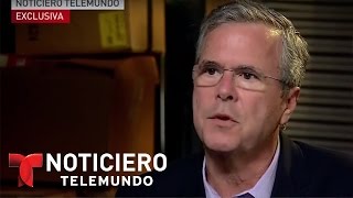 Hablamos en español con el precandidato republicano Jeb Bush | Noticiero | Noticias Telemundo