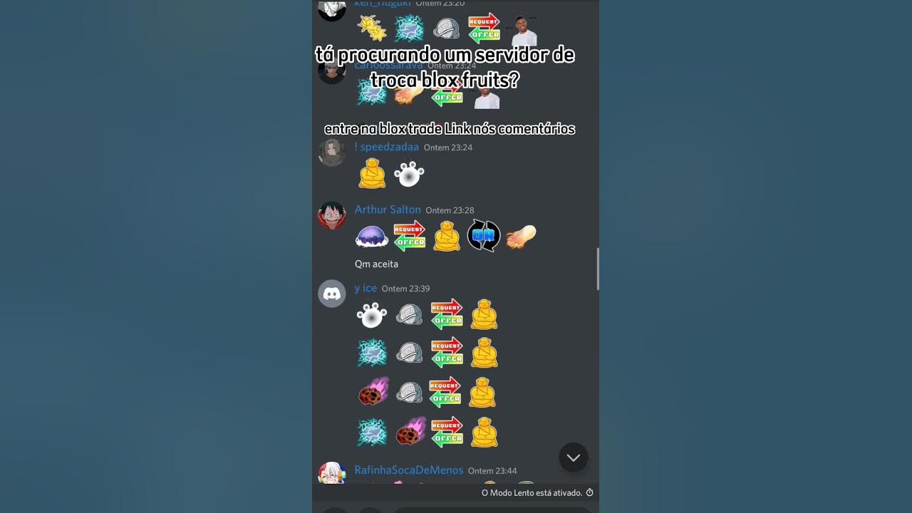 NOVO SERVIDOR DO DISCORD DAS FRUTINHAS BLOX! 🤖 