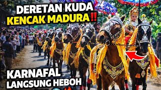 GOKIL‼️ SATU JALAN DIKUASAI KUDA KENCAK MADURA 🐎🔥