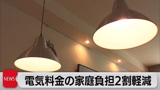 電気料金の負担　約２割軽減へ　政府の総合経済対策の概要（2022年10月26日）