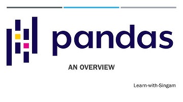 Pandas an Overview in Tamil