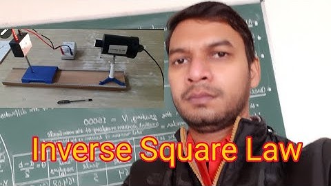 Inverse square law verification