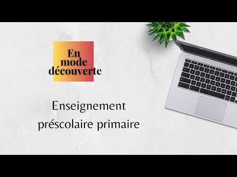 Vidéo: Credo Pédagogique De L'éducateur De L'établissement D'enseignement Préscolaire