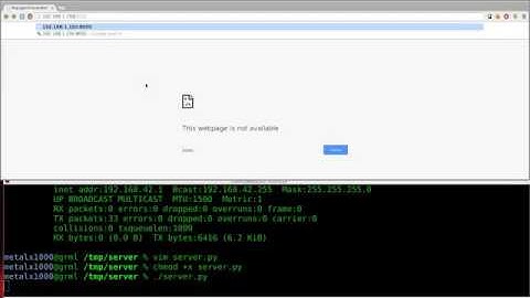 Setup a Webserver with Python   Linux Tutorials clip29