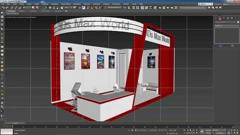 3Ds Max Tutorial (Hindi) [Stall Modeling Design Vray Render + Photoshop (Part 13)]