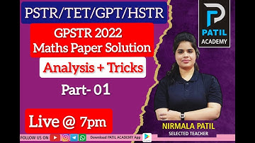 GPSTR - 2022 Maths Solution Part-01#geometry #tet #pstr #gpstr #hstr #rrbgroupd #maths #kannada