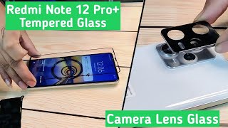 Redmi Note 12 Pro Plus 6d Tempered Glass | Camera Lens Glass | How to apply