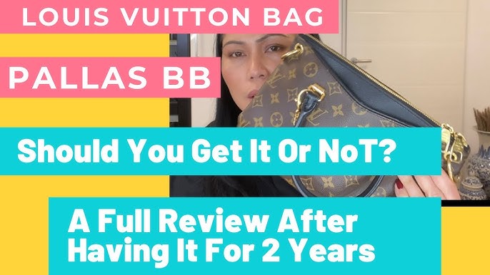 ❤️REVIEW - Louis Vuitton Pallas MM Noir (And size comparison