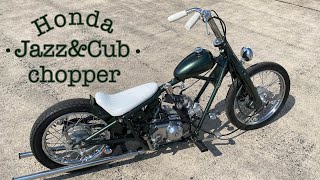 Honda Jazz&cub narrow chopper