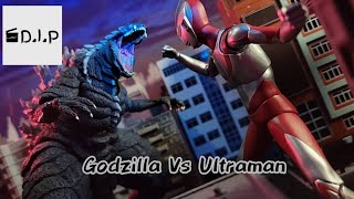 Godzilla Ultima Vs Shin Ultraman | action figure stop-motion animation