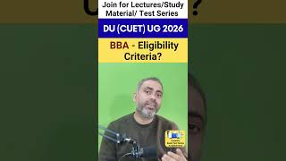 BBA From Delhi University | CUET UG 2026 | Exam Details #cuetug #cuetug2026 #cuetugpreparation #jnu