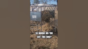 IBC Tote = Hay Feeder & 🔥 Fence