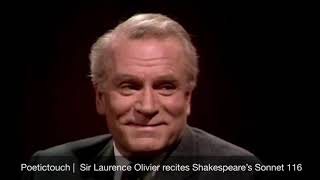 Sir Laurence Olivier recites Sonnet 116 by #William_Shakespeare The Dick Cavett Show 24 January 1973